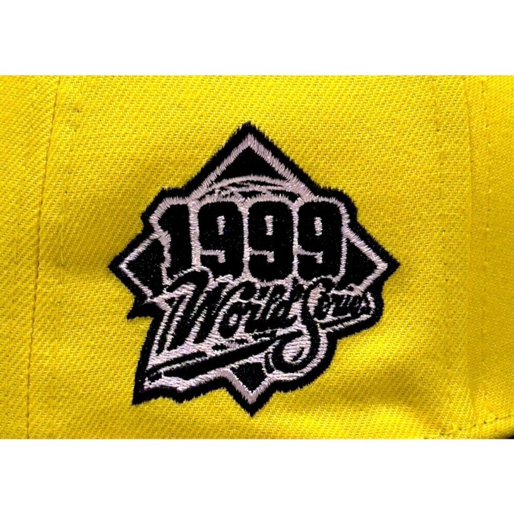 New Era New York Yankees 59FIFTY Hat Cap 1999 World Series Side Patch 7 5/8 _A1 - Picture 7 of 11